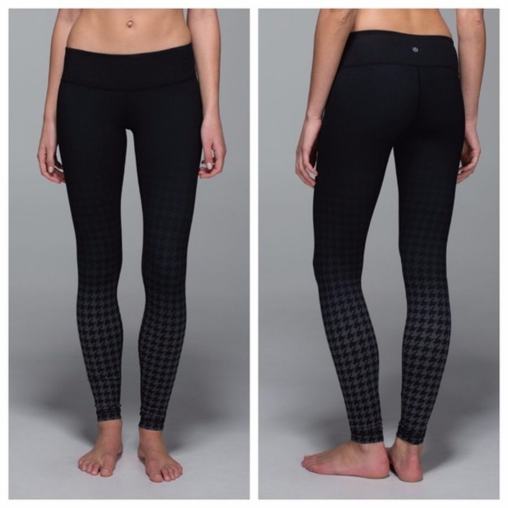 Lululemon Wunder Under Pant Giant Houndstooth Coal